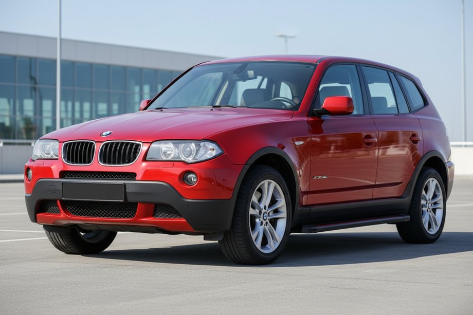 BMW X3 E83 2003–2010 Bočné nášľapy Maya Red (2 ks., hliník) Image