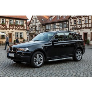 Mevsim Grey bočné nášľapy (2 ks, hliník) BMW X3 E83 2003–2010 fotografia 1