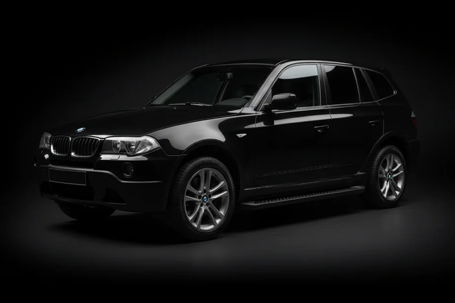 BMW X3 E83 2003–2010 Bočné nášľapy Allmond Black (2 ks, hliník) Image