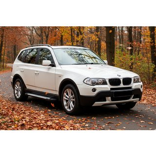 Bočné nášľapy Allmond Grey (2 ks, hliník) BMW X3 E83 2003–2010 fotografia 1