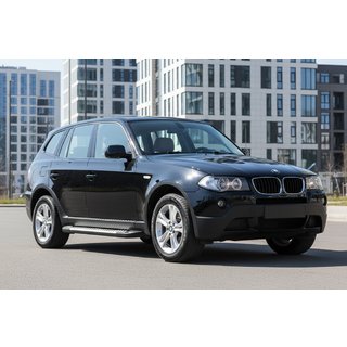 Bočné prahy Line (2 ks, hliník) BMW X3 E83 2003–2010 fotografia 1