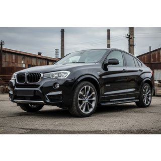 Bočné nášľapy Bosphore Black (2 ks, hliník) BMW X4 F26 2014–2018 fotografia 1