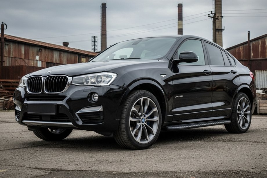 BMW X4 F26 2014–2018 Bočné nášľapy Bosphore Black (2 ks, hliník) Image