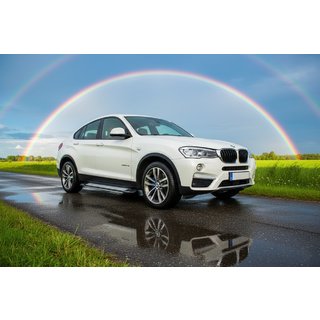 Bočné nášľapy Rainbow (2 ks, hliník) BMW X4 F26 2014–2018 fotografia 1