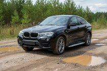 BMW X4 F26 2014–2018 Mevsim Grey bočné nášľapy (2 ks, hliník) fotografia 1