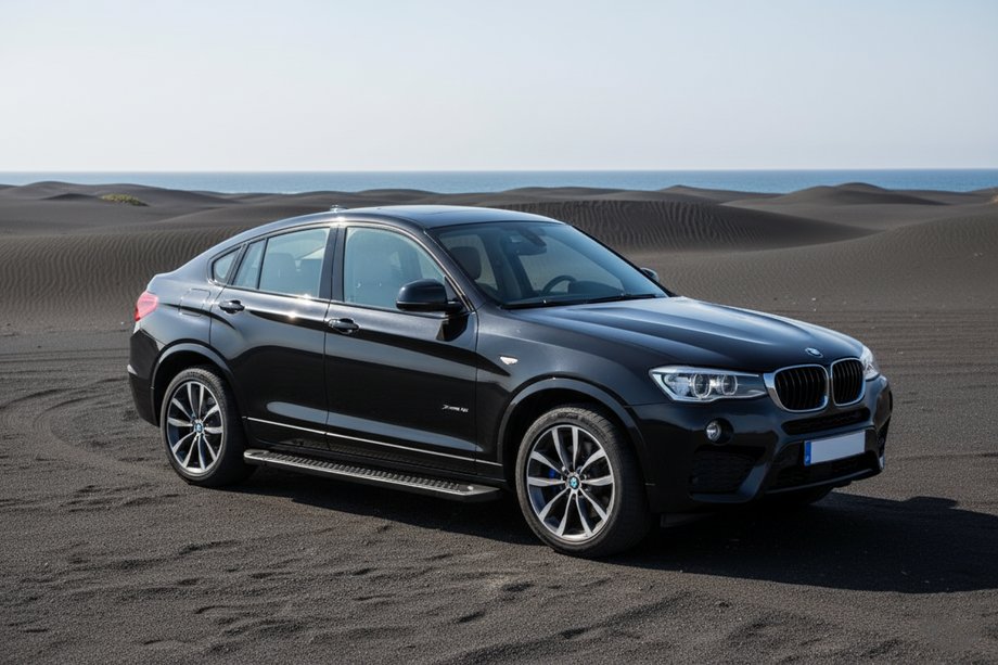 BMW X4 F26 2014–2018 Bočné nášľapy Allmond Black (2 ks, hliník) Image