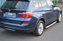 BMW X4 F26 2014–2018 Bočné nášľapy Fullmond (2 ks, hliník) fotografia 2