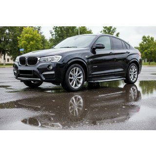 Bočné prahy Line (2 ks, hliník) BMW X4 F26 2014–2018 fotografia 1