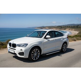 Bočné nášľapy RedLine (2 ks, hliník) BMW X4 F26 2014–2018 fotografia 1