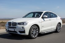 BMW X4 F26 2014–2018 Bočné nášľapy Sunrise (2 ks, hliník) fotografia 1