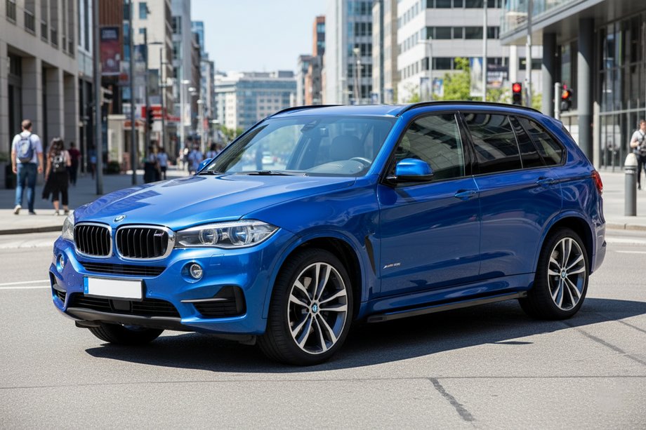 BMW X5 F15 2013–2018 Bočné nášľapy Maya Blue (2 ks, hliník) Fotografia 1
