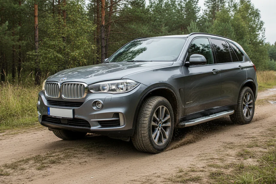 BMW X5 F15 2013–2018 Mevsim Grey bočné nášľapy (2 ks, hliník) Image
