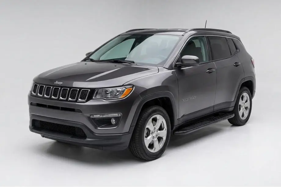 Jeep Compass 2016– Bočné nášľapy Bosphore Black (2 ks, hliník) Image