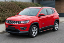 Jeep Compass 2016– Bočné nášľapy Maya Red (2 ks., hliník) fotografia 1