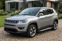 Jeep Compass 2016– Bočné prahy Line (2 ks, hliník) fotografia 1