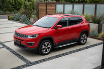 Jeep Compass 2016– Bočné nášľapy Sunrise (2 ks, hliník) fotografia 1