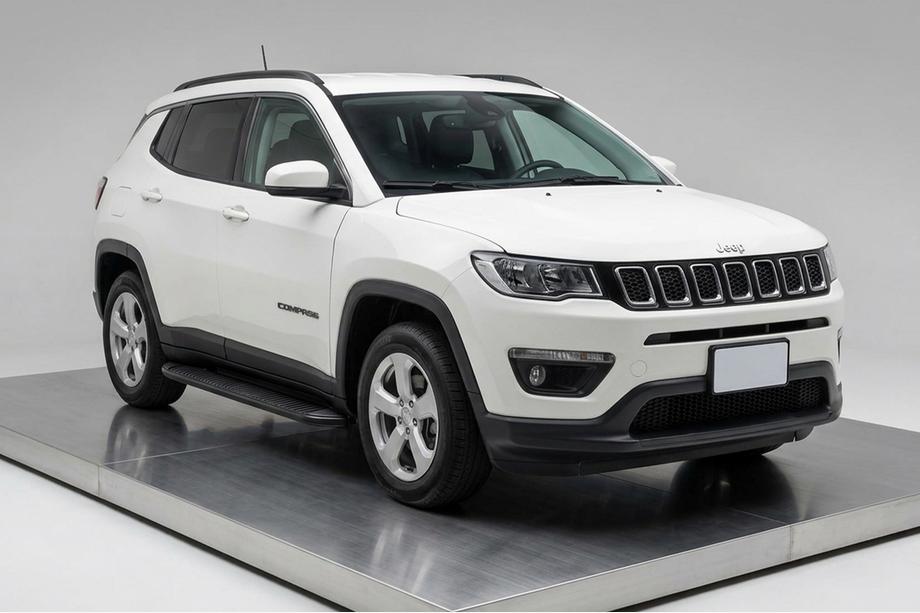 Jeep Compass 2016– Bočné prahy Tayga Black (2 ks, hliník) Image