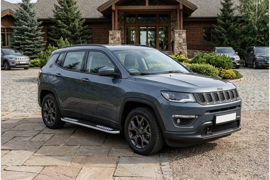 Jeep Compass 2016– Bočné nášľapy Tayga V2 (2 ks, hliník) Image