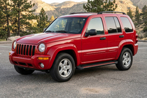 Jeep Cherokee/Liberty 2002–2007 Bočné nášľapy Maya Red (2 ks., hliník) fotografia 1