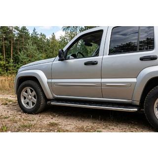 Bočné nášľapy Maydos V1 (2 ks, hliník) Jeep Cherokee/Liberty 2002–2007 fotografia 1
