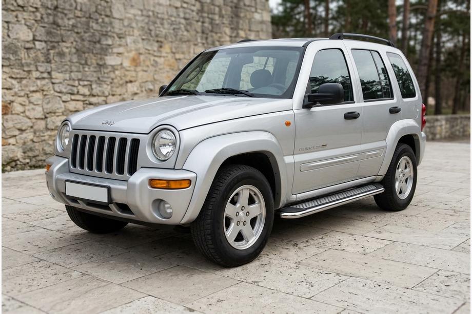 Jeep Cherokee/Liberty 2002–2007 Bočné nášľapy Maydos V2 (2 ks, hliník) Image