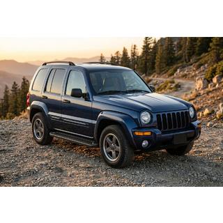 Bočné nášľapy Allmond Black (2 ks, hliník) Jeep Cherokee/Liberty 2002–2007 fotografia 1
