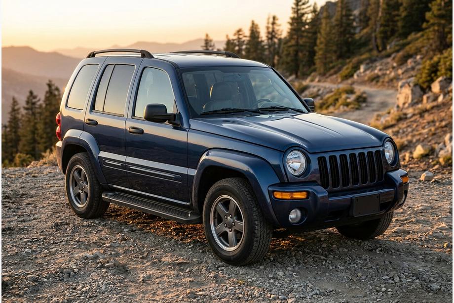 Jeep Cherokee/Liberty 2002–2007 Bočné nášľapy Allmond Black (2 ks, hliník) Image