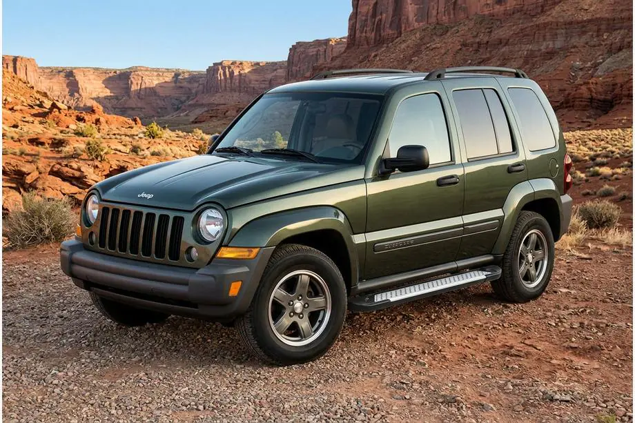 Jeep Cherokee/Liberty 2002–2007 Bočné nášľapy Allmond Grey (2 ks, hliník) Fotografia 1