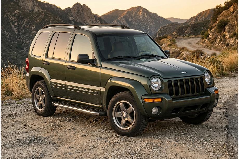 Jeep Cherokee/Liberty 2002–2007 Bočné nášľapy BlackLine (2 ks, hliník) Image