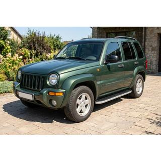 Bočné prahy Tayga Grey (2 ks, hliník) Jeep Cherokee/Liberty 2002–2007 fotografia 1