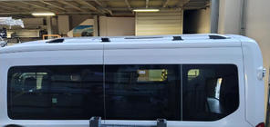 Ford Transit 2014– Strešné lyžiny Skyport (2 ks, sivé) fotografia 1
