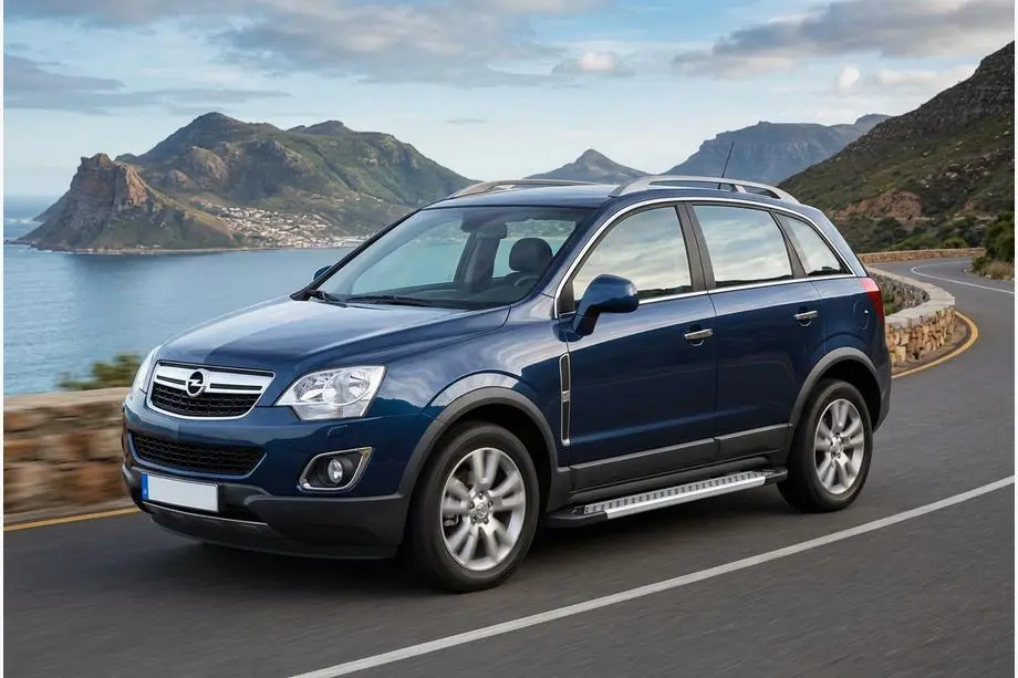 Opel Antara 2006–2017 Bočné nášľapy Vision New Grey (2 ks, hliník) Fotografia 1