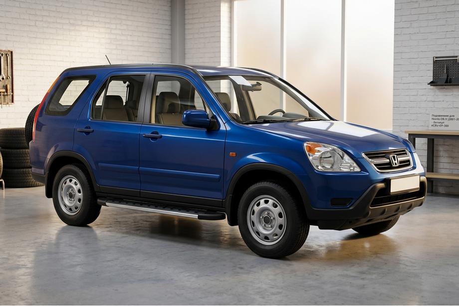 Honda CRV 2001–2006 Bočné nášľapy Duru (2 ks, hliník) Image