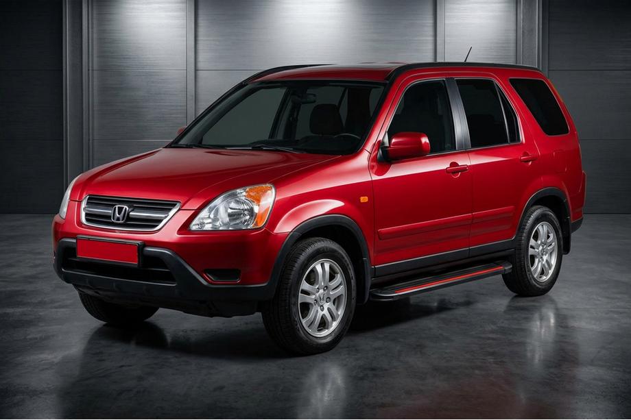 Honda CRV 2001–2006 Bočné nášľapy Maya Red (2 ks., hliník) Image