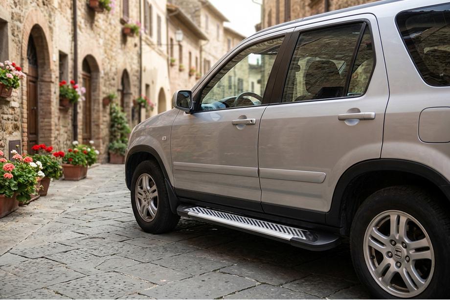 Honda CRV 2001–2006 Bočné prahy Line (2 ks, hliník) Image