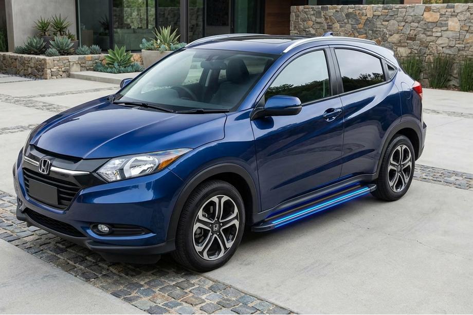 Honda HR-V 2014–2021 Bočné nášľapy Maya Blue (2 ks, hliník) Image
