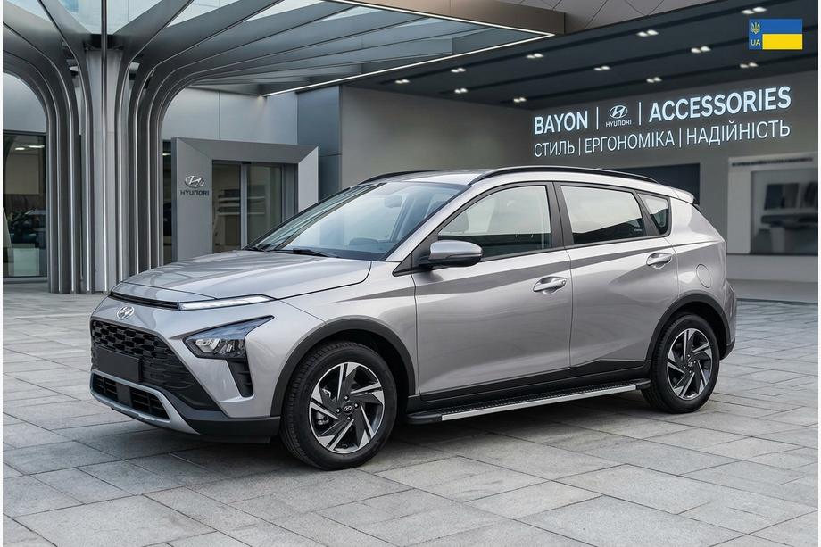 Hyundai Bayon 2021– Bočné nášľapy Maya V1 (2 ks, hliník) Image
