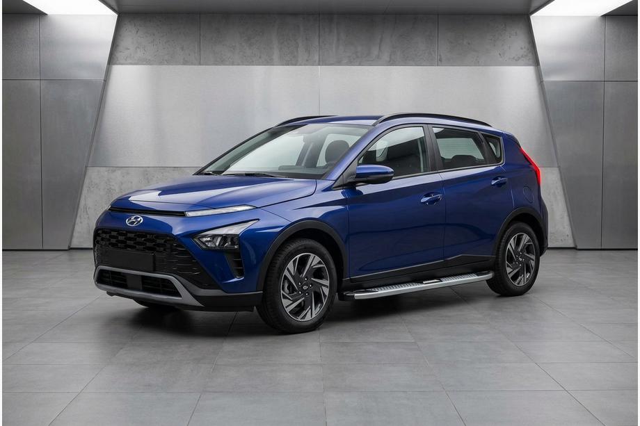 Hyundai Bayon 2021– Mevsim Grey bočné nášľapy (2 ks, hliník) Fotografia 1