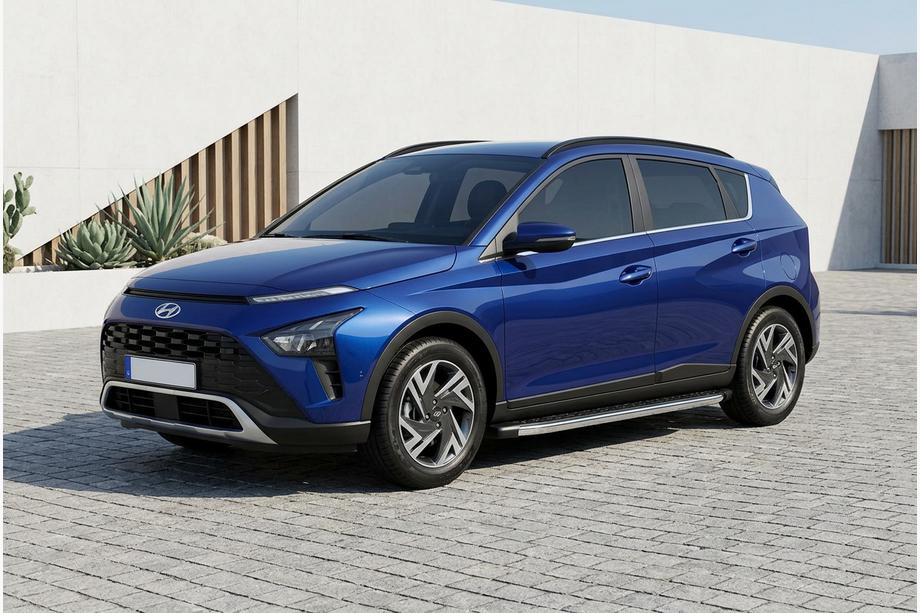 Hyundai Bayon 2021– Bočné nášľapy BlackLine (2 ks, hliník) Image
