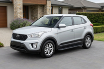 Hyundai Creta 2014–2020 Bočné nášľapy Bosphore Black (2 ks, hliník) fotografia 1