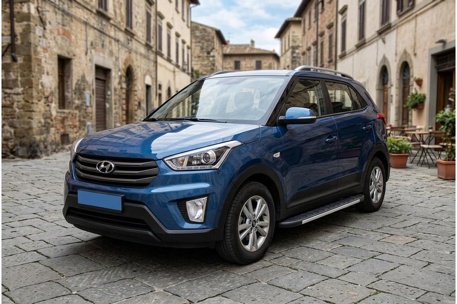 Hyundai Creta 2014–2020 Bočné nášľapy Duru (2 ks, hliník) Image