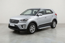 Hyundai Creta 2014–2020 Bočné nášľapy Maya V2 (2 ks, hliník) fotografia 1