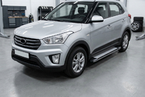 Hyundai Creta 2014–2020 Bočné nášľapy Rainbow (2 ks, hliník) fotografia 1