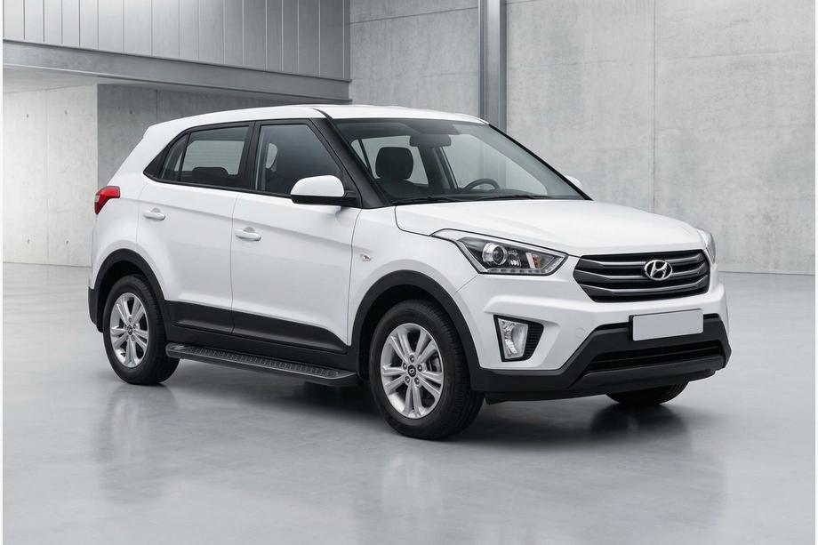 Hyundai Creta 2014–2020 Bočné nášľapy Allmond Black (2 ks, hliník) Image