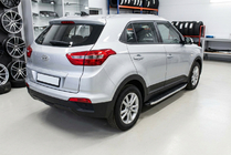 Hyundai Creta 2014–2020 Bočné nášľapy Fullmond (2 ks, hliník) fotografia 2