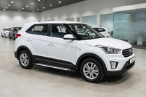 Hyundai Creta 2014–2020 Bočné prahy Line (2 ks, hliník) fotografia 1