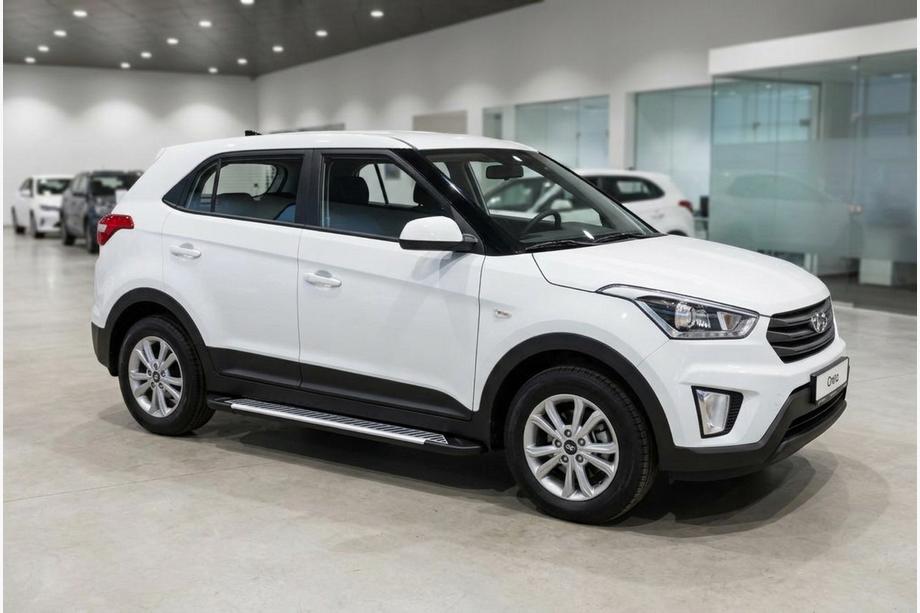Hyundai Creta 2014–2020 Bočné prahy Line (2 ks, hliník) Image