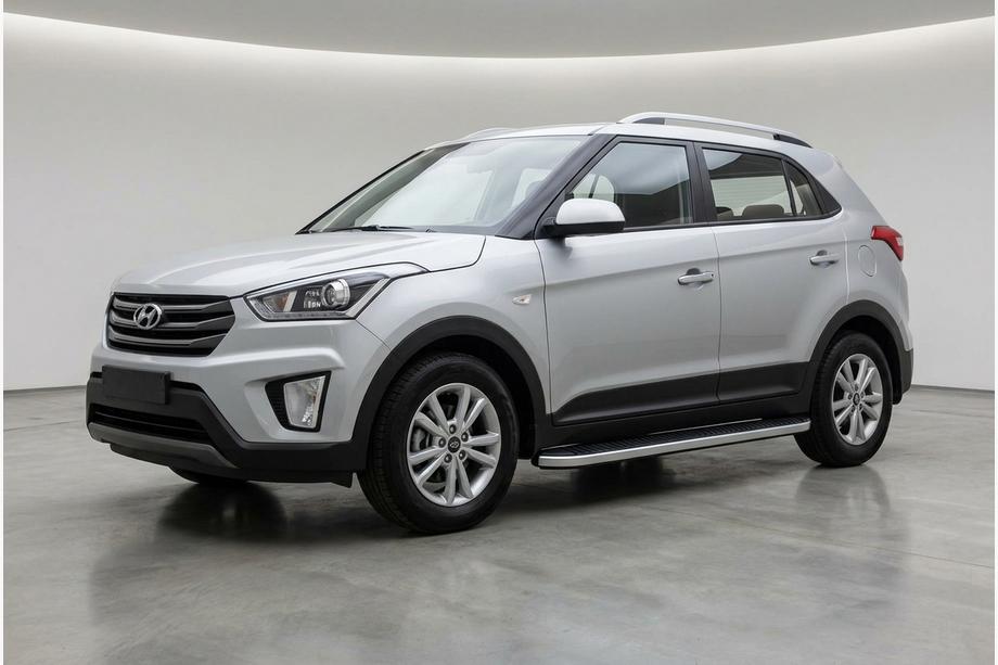Hyundai Creta 2014–2020 Bočné prahy Tayga Grey (2 ks, hliník) Image