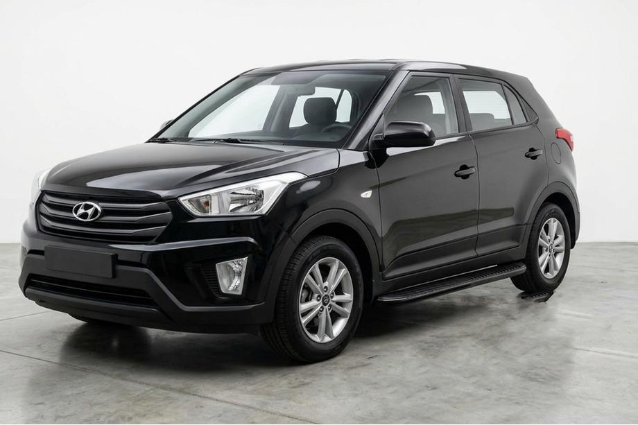 Hyundai Creta 2014–2020 Bočné prahy Tayga Black (2 ks, hliník) Image