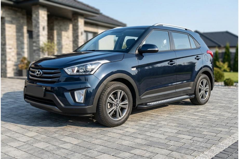 Hyundai Creta 2014–2020 Bočné nášľapy Vision New Black (2 ks, hliník) Image